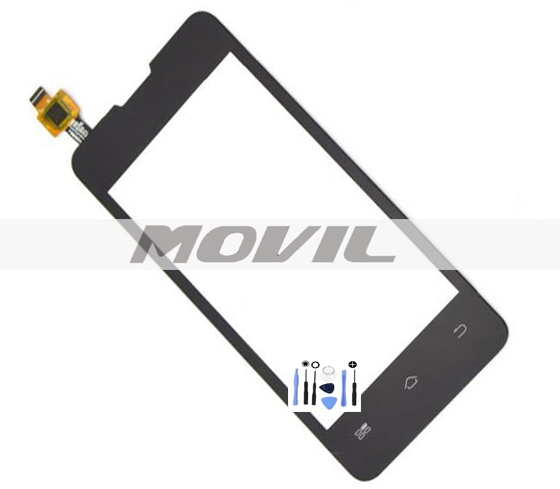 Black Front Outer Glass Touch Panel Digitizer Screen For Coolpad 5216D